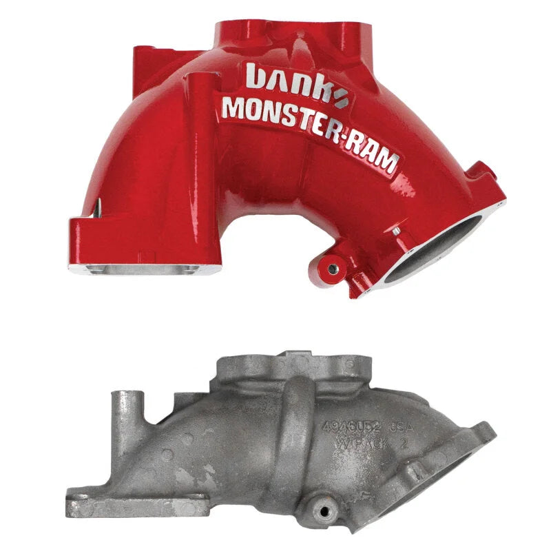 Banks Power 19-24 Ram 2500/3500 6.7L Diesel Monster-Ram Intake System - Red - Back View