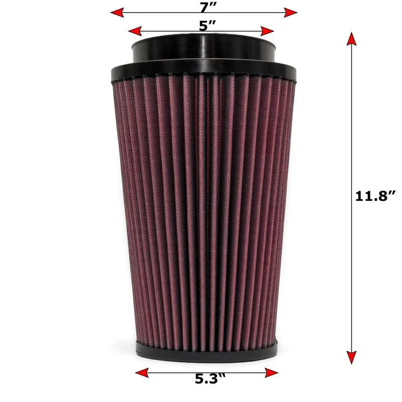 Banks Power 20-23 Ford 6.7L Oiled Ram Air Filter Element - Side View