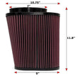 Load image into Gallery viewer, Banks Power 20-23 Ford 6.7L Oiled Ram Air Filter Element - Installation View