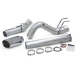 Load image into Gallery viewer, Banks Power 2017 Ford 6.7L 5in Monster Exhaust System - Single Exhaust w/ Chrome Tip - Main Product View