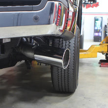 Load image into Gallery viewer, Banks Power 2017 Ford 6.7L 5in Monster Exhaust System - Single Exhaust w/ Chrome Tip - Installation View