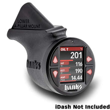 Load image into Gallery viewer, Banks Power 2018-2023 Jeep Gauge Pod Kit - Single Gauge - Lower Mount - Installation View