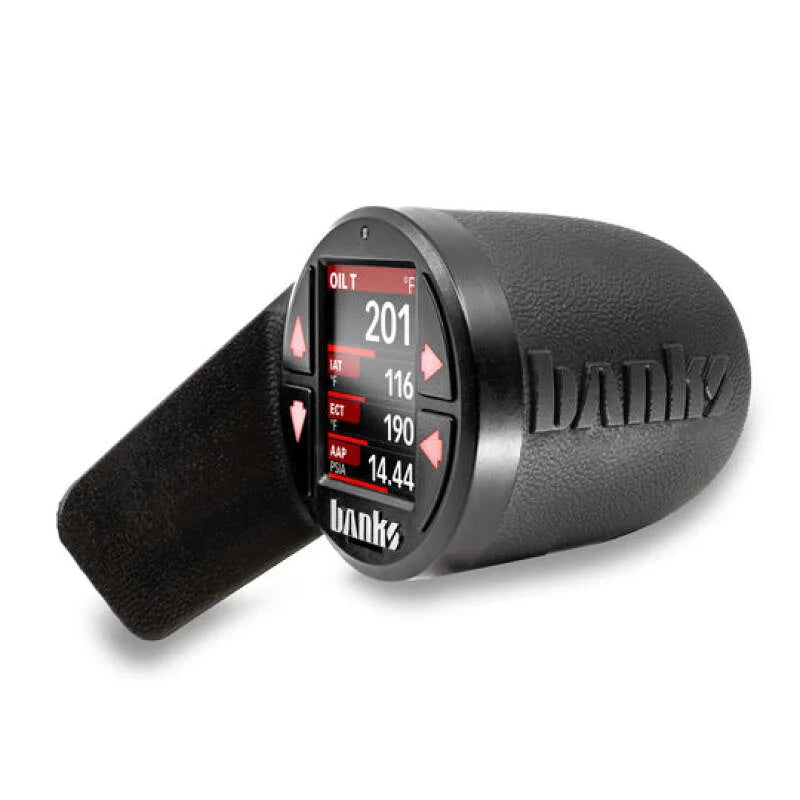 Banks Power 2022+ Chevrolet 1500 / 2024+ Chevrolet 2500/3500 iDash Stealth Pod Mount - Single Gauge - Back View