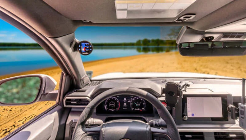 Banks Power 2024 Toyota Tacoma Single Gauge Pod Kit - Installation View