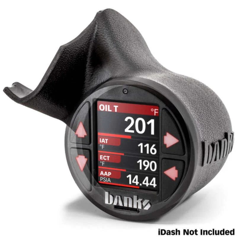 Banks Power 22-24 Toyota Tundra Gauge Pod Kit - Single Gauge - Back View