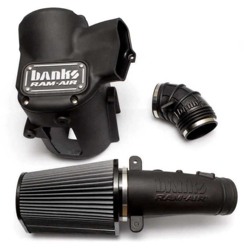 Banks Power 23-24 Ford F250/F350/F450 6.7L Ram-Air Intake System - Dry Filter - Back View