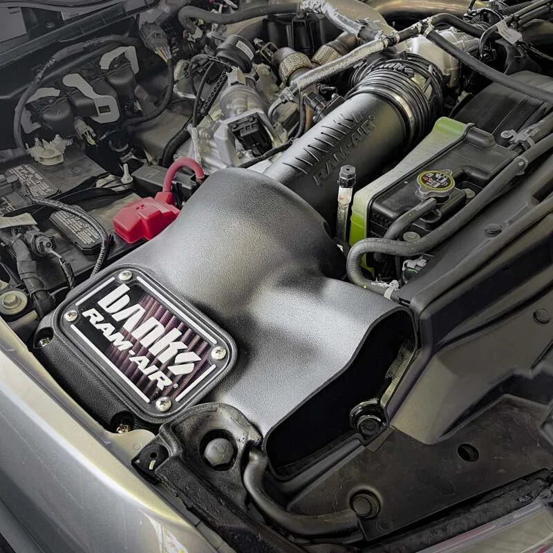 Banks Power 23-24 Ford F250/F350/F450 6.7L Ram-Air Intake System - Oiled Filter - Back View