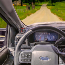 Load image into Gallery viewer, Banks Power 23-24 Ford Super Duty iDash Stealth Pod Mount - Single Gauge - Side View