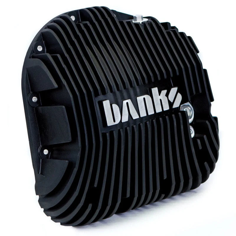 Banks Power 85-19 Ford F250/ F350 10.25in 12 Bolt Black-Ops Differential Cover Kit - Installation View