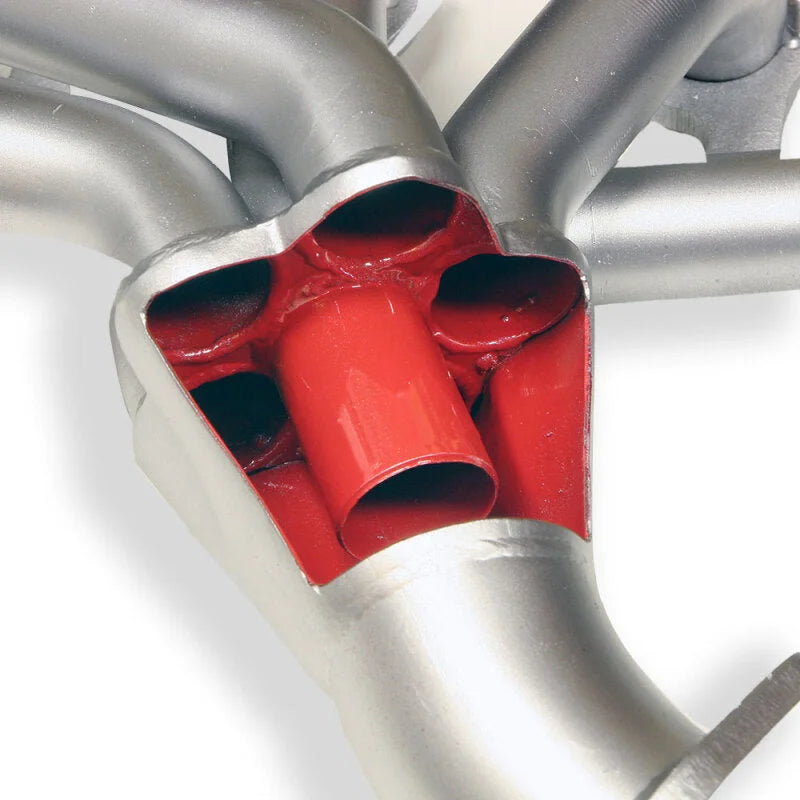 Banks Power 91-99 Jeep 4.0 Wrangler / 91-98 Cherokee Revolver Exhaust Manifold System - Back View