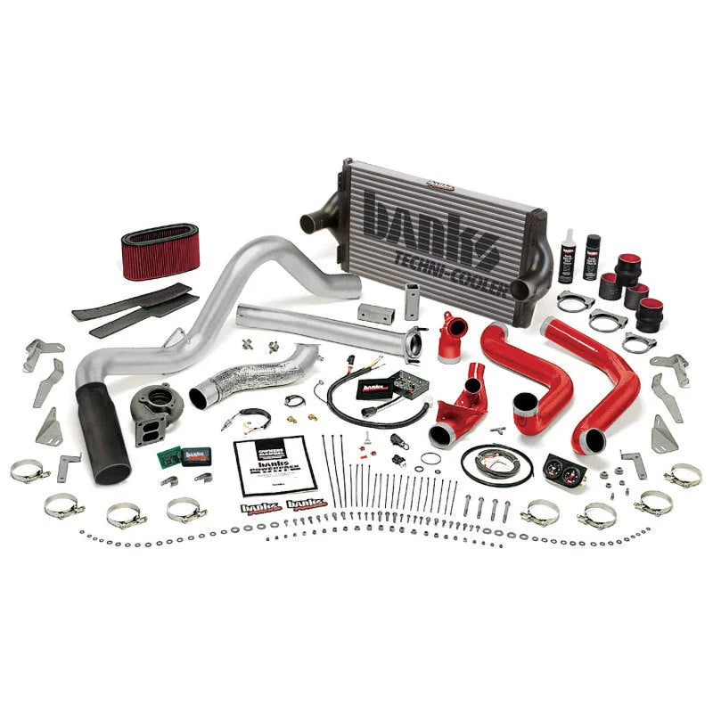 Banks Power 94-95.5 Ford 7.3L Auto PowerPack System - SS Single Exhaust w/ Black Tip - Main Product View