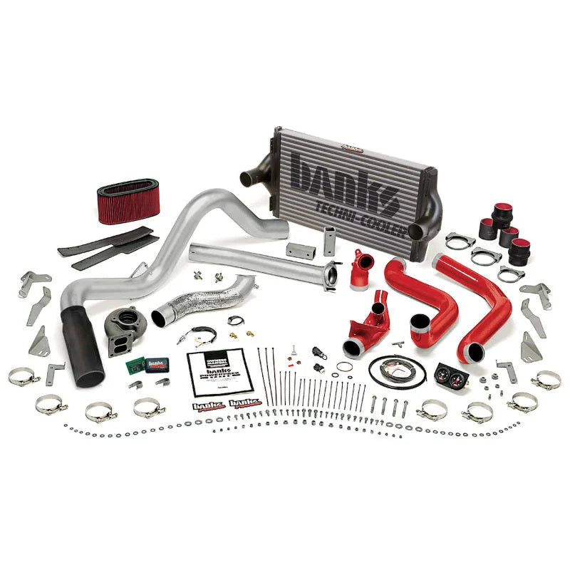 Banks Power 94-95.5 Ford 7.3L Man PowerPack System - SS Single Exhaust w/ Black Tip - Main Product View