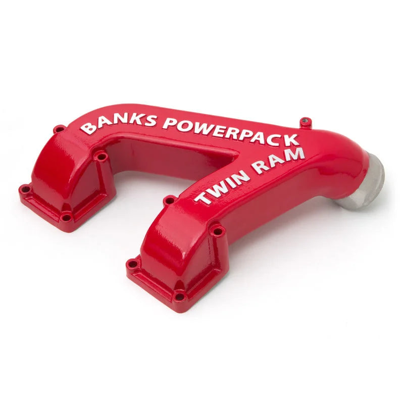 Banks Power 94-98 Dodge 5.9L Non-EGR Twin-Ram Manifold System - Back View