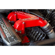 Load image into Gallery viewer, Banks Power 94-98 Dodge 5.9L Non-EGR Twin-Ram Manifold System - Installation View