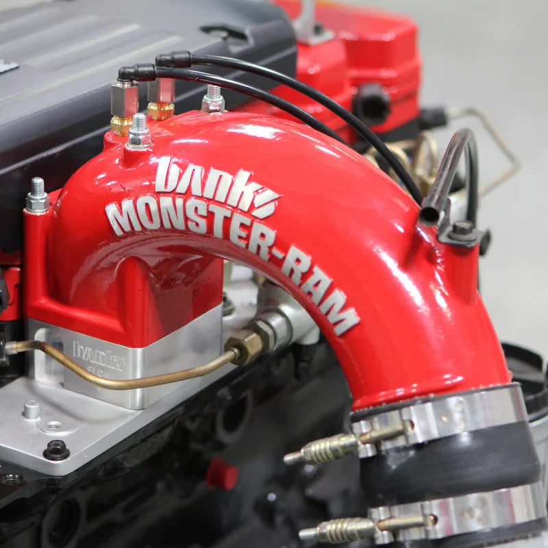 Banks Power 98-02 Dodge 5.9L Monster-Ram Intake w/ Boost Tube - Back View