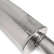 Load image into Gallery viewer, Banks Power 98-04 Ford 5.4/6.8L Truck Muffler - 3.5in X 3.5in S/S - Side View