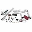 Load image into Gallery viewer, Banks Power 99 Ford 7.3L F250/350 Man Stinger-Plus System - SS Single Exhaust w/ Black Tip - Side View