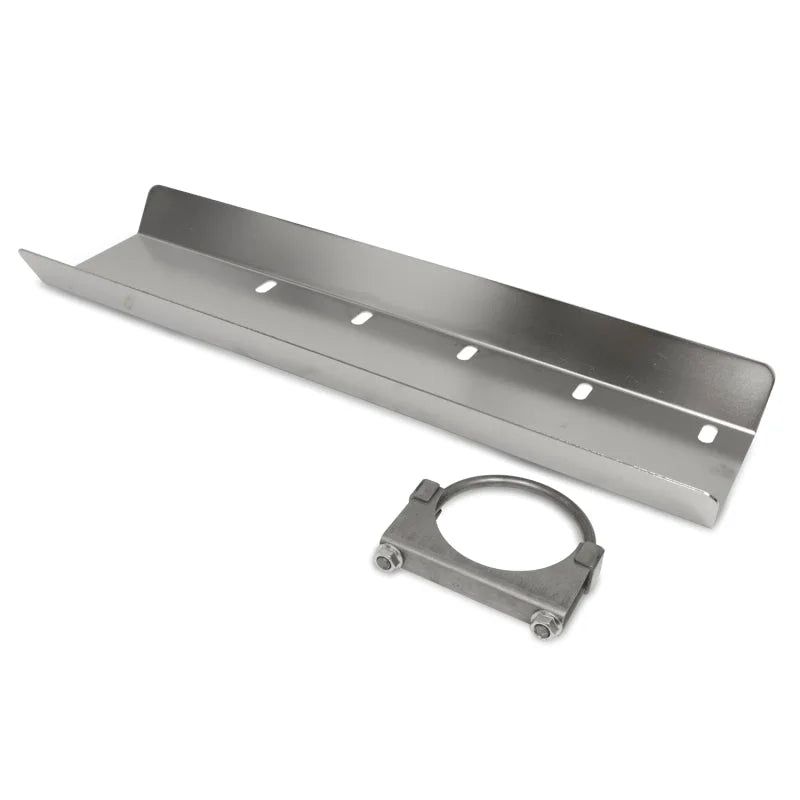 Banks Power Extension Heatshield Kit (Use w/ 3.5in Tail Pipes) - Side View