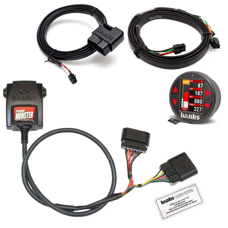 Banks Power Pedal Monster Kit Aptiv GT 150 6 Way w/iDash Data Pro 07.5-19 Chevy 2500/3500 6.6L - Detail View