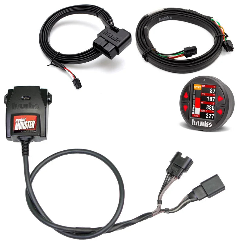 Banks Power Pedal Monster Kit Molex MX64 6-Way CONFIG 2 PM-03 w/iDash Pro 06-07 Chevy 2500/3500 - Detail View
