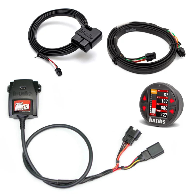 Banks Power Pedal Monster Kit Molex MX64 6 Way With iDash Pro - Detail View