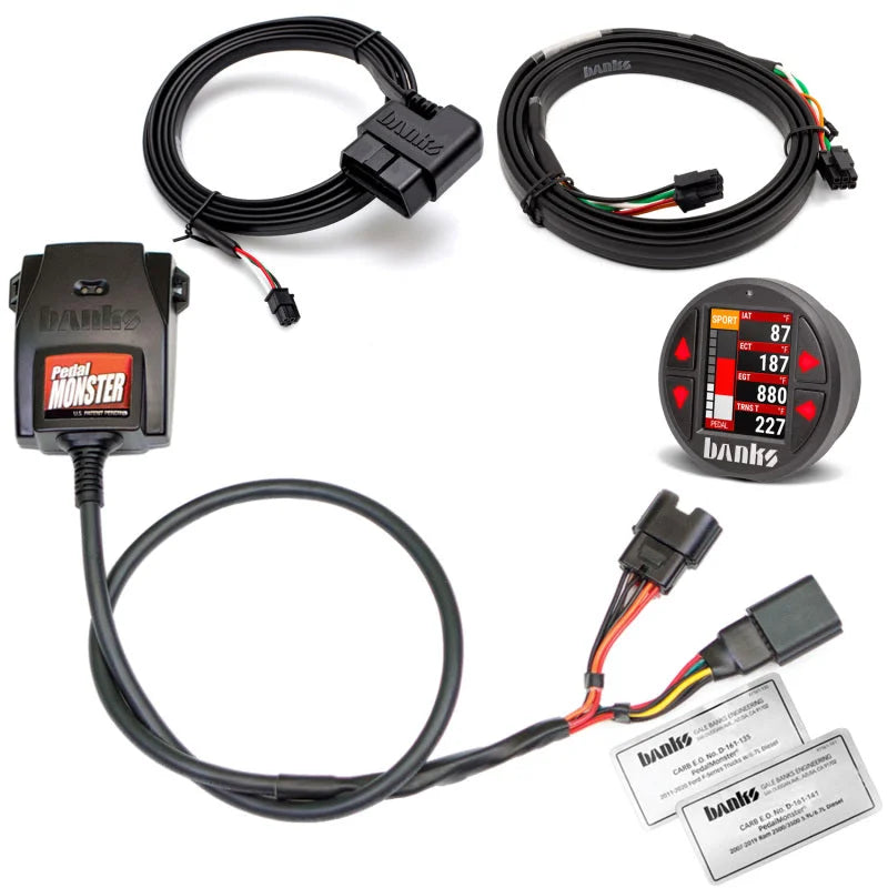 Banks Power Pedal Monster Kit Molex MX64 6 Way w/iDash Pro 07-19 RAM 2500/3500 and 11-20 FORD 6.7L - Detail View