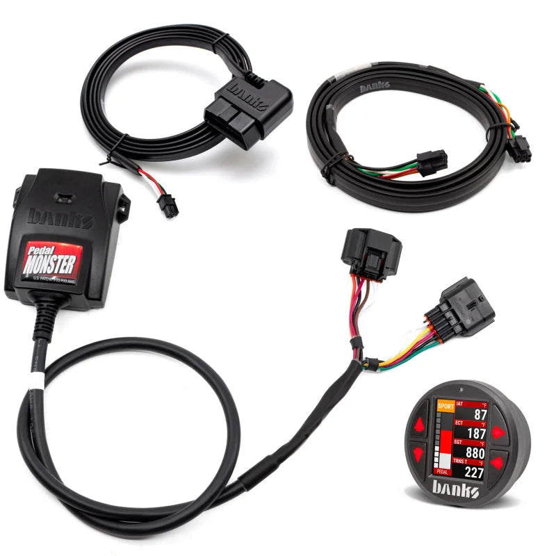Banks Power Pedal Monster Kit Sprinter Van With iDash Pro - Side View