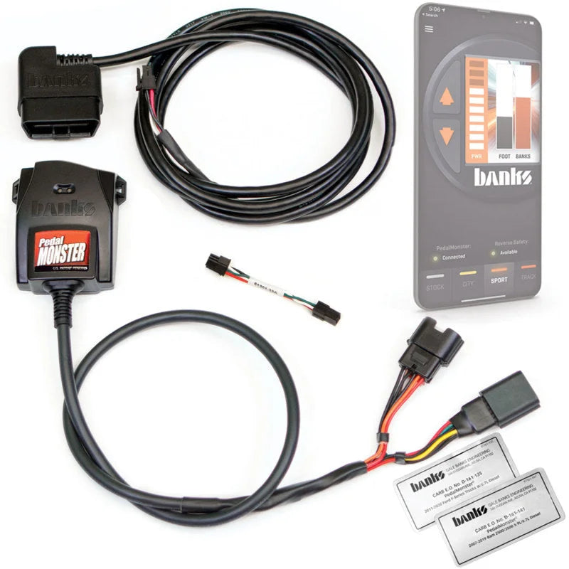 Banks Power Pedal Monster Kit (Stand-Alone) 07-19 RAM 2500/3500/11-20 Ford F-Series 6.7L Use w/Phone - Additional View 9