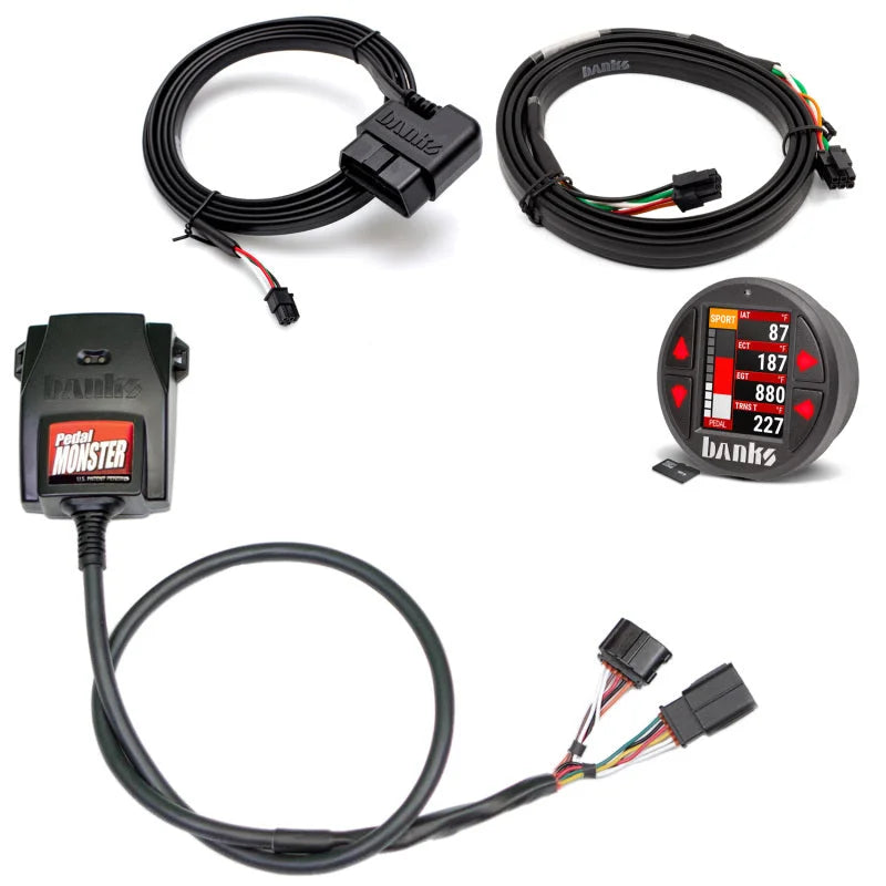 Banks Power Pedal Monster Kit Sumitomo TS 025 Sealed Series 6-Way With iDash Data Pro - Detail View