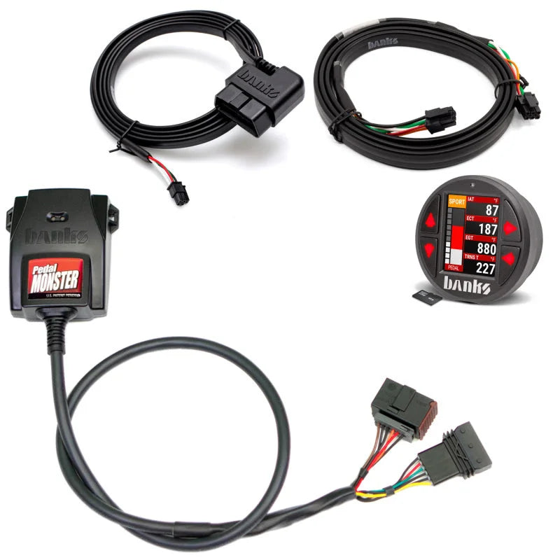 Banks Power Pedal Monster Kit TE Connectivity MT2 6 Way With iDash Data Pro - Detail View