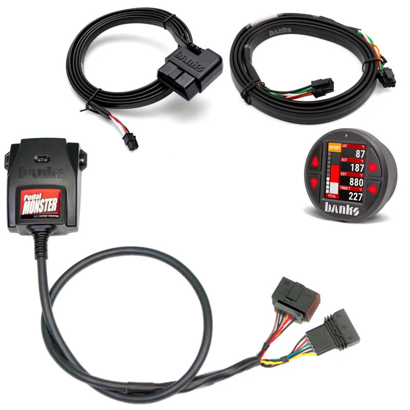 Banks Power Pedal Monster Kit TE Connectivity MT2 6 Way With iDash Pro - Detail View
