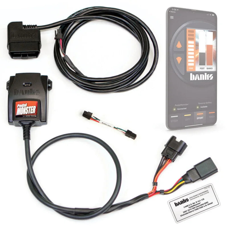Banks Power Pedal Monster Throttle Sensitivity Booster (Standalone) - 07.5-19 GM 2500/3500 - Installation View
