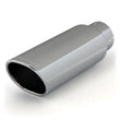 Load image into Gallery viewer, Banks Power Tailpipe Tip Kit - SS Obround Angle Cut - Chrome - 3in Tube - 3.75in X 4.5in X 11.5in - Main Product View