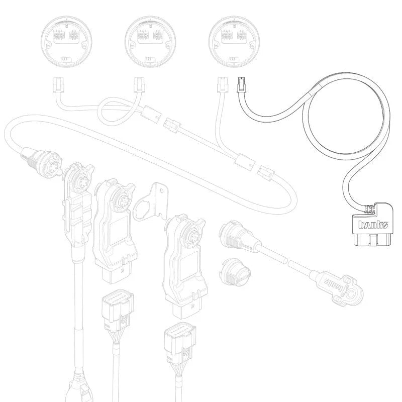 Banks Power iDash-Derringer Module OBD-II Cable - Installation View