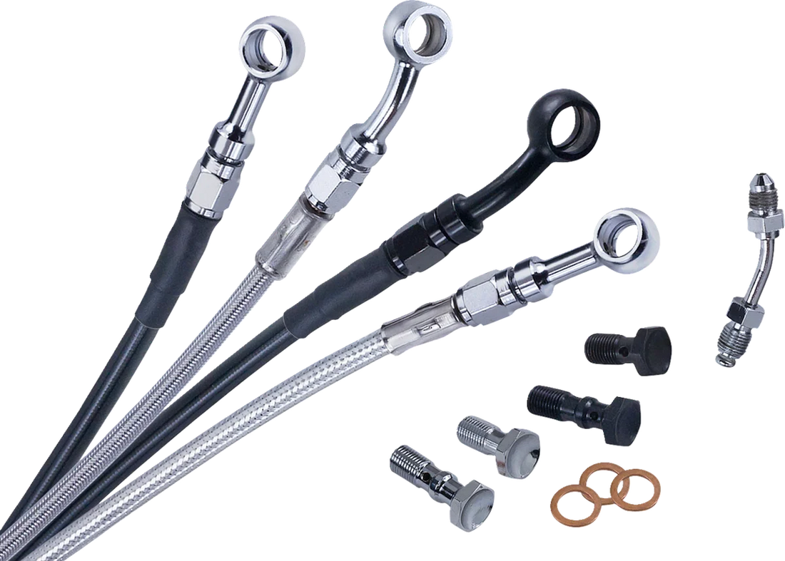 Barnett Brake Line - Upper - Steath 253-30-51133 - Side View