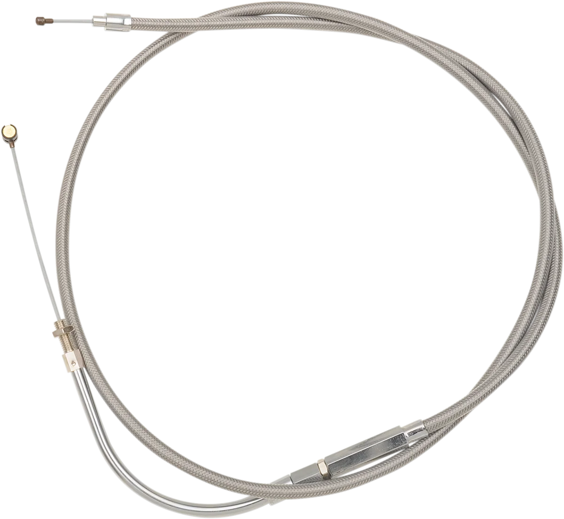 Barnett Clutch Cable - Victory - Stainless Steel 102-85-10008 - Side View