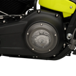 Load image into Gallery viewer, Barnett Derby Cover - Black/Clear - '07-'18 Big Twin 343-30-44013 - Side View