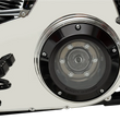 Load image into Gallery viewer, Barnett Derby Cover - Black/Clear - '07-'18 Big Twin 343-30-44013 - Back View
