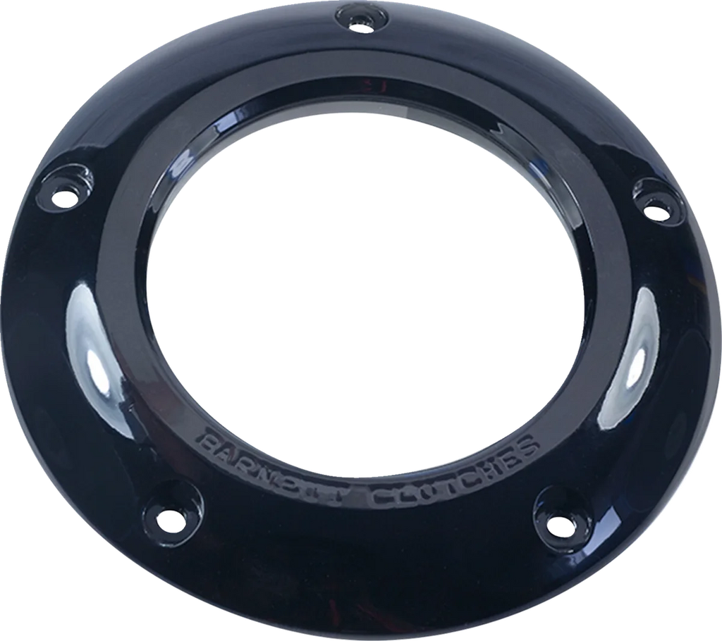 Barnett Derby Cover - Clear Black - M8 Softail 343-30-44018 - Main Product View