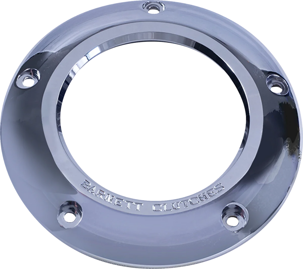Barnett Derby Cover - Clear Chrome - M8 Softail 343-30-43018 - Main Product View
