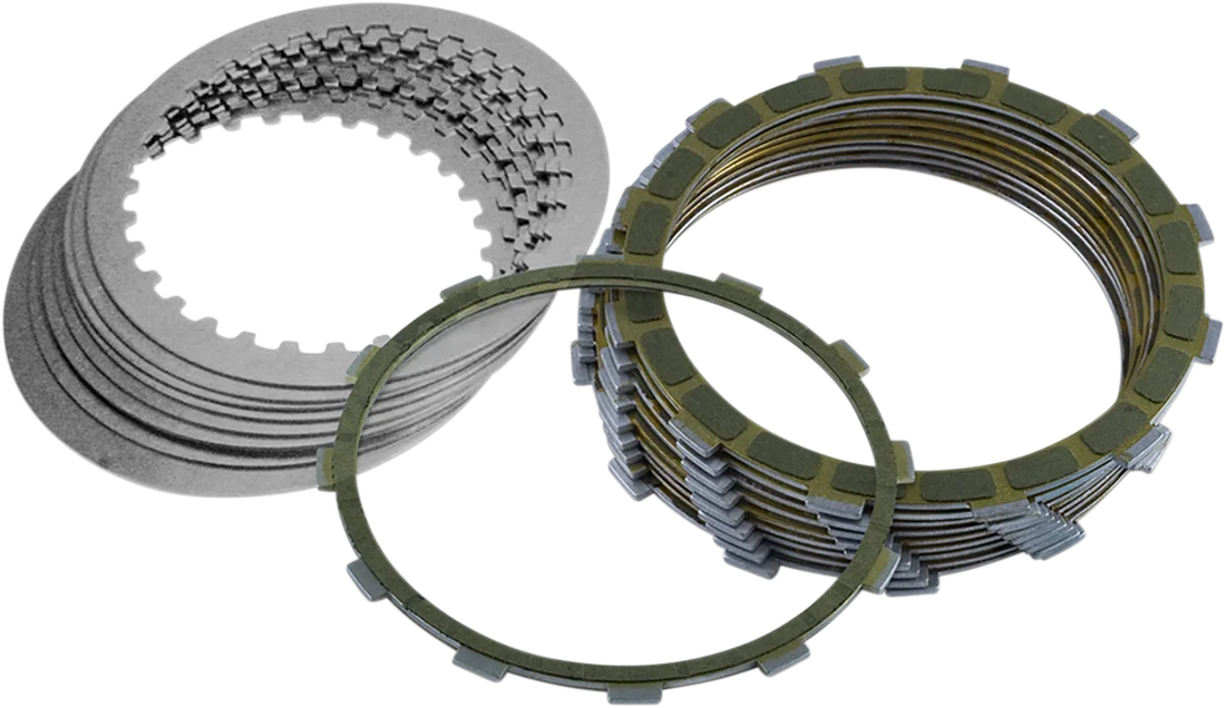 Barnett Extra Plate Clutch Kit - Aramid - Twin Cam 307-30-10013 - Side View