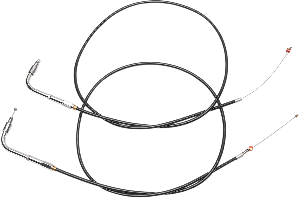 Barnett Throttle Cable - +6" - Black 308-96+6-DS - Side View