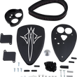 Load image into Gallery viewer, Baron Custom Accessories Big Air Kit - Pinstripe - Black BA-2070-13B - Side View