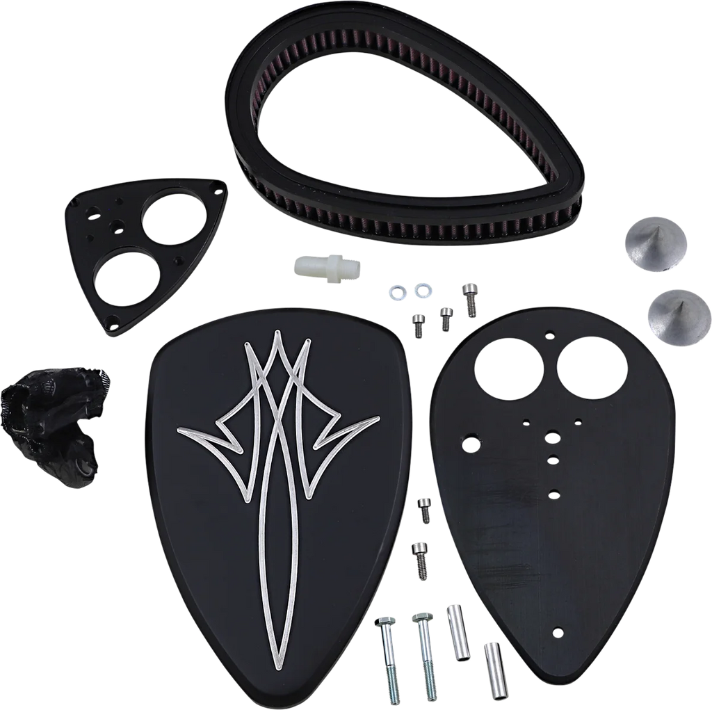Baron Custom Accessories Big Air Kit - Pinstripe - Black BA-2013-13B - Side View