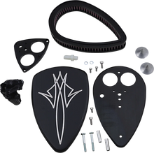 Load image into Gallery viewer, Baron Custom Accessories Big Air Kit - Pinstripe - Black BA-2013-13B - Side View