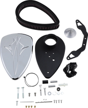 Load image into Gallery viewer, Baron Custom Accessories Big Air Kit - Pinstripe - Chrome BA-2020-13 - Side View