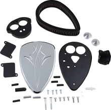 Load image into Gallery viewer, Baron Custom Accessories Big Air Kit - Pinstripe - Chrome BA-2070-13 - Side View