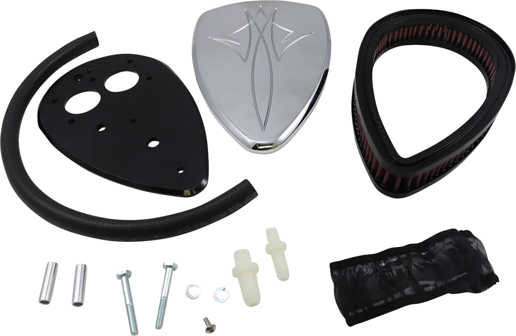 Baron Custom Accessories Big Air Kit - Pinstripe - Chrome BA-2074-13 - Main Product View