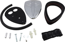 Load image into Gallery viewer, Baron Custom Accessories Big Air Kit - Pinstripe - Chrome BA-2074-13 - Main Product View