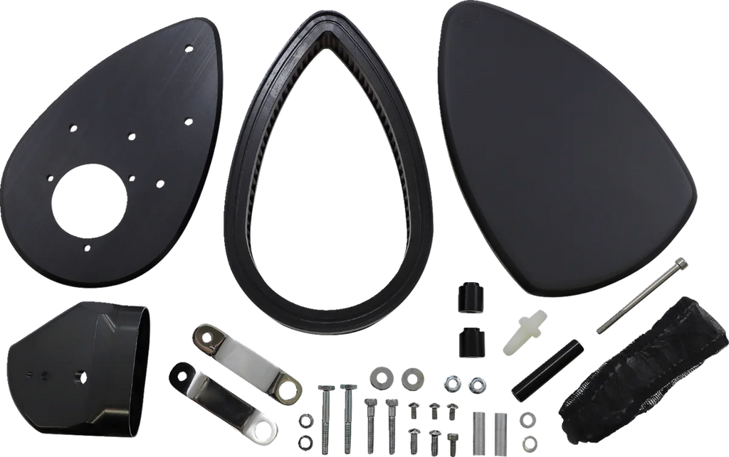 Baron Custom Accessories Big Air Kit - Smooth - Black BA-2080-00B - Main Product View